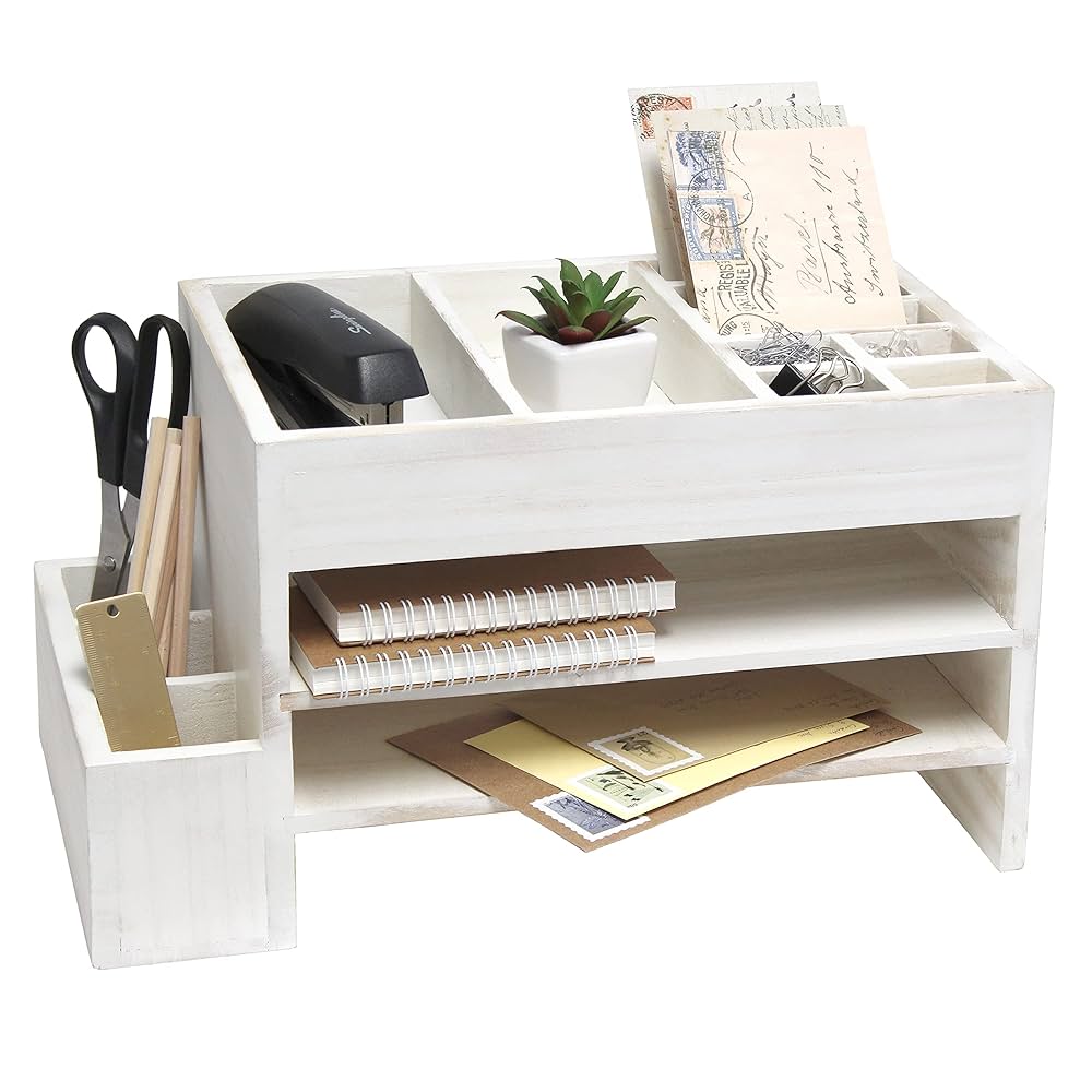 Amazon.com: Elegant Designs HG1021-WWH Home Office Wood